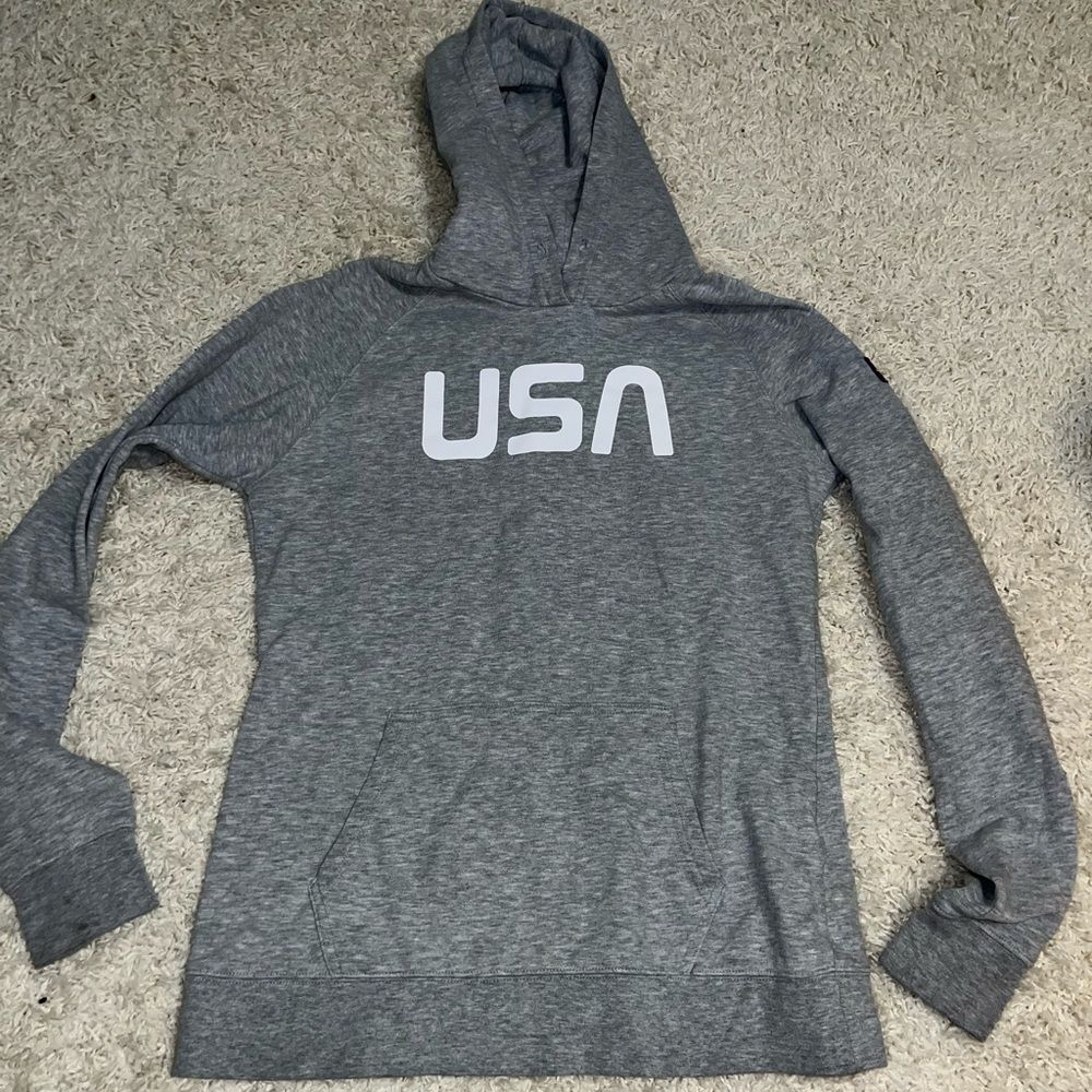 the north face USA hoodie medium
